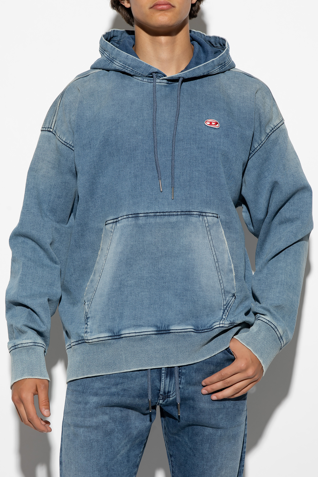 Champion reverse weave blue pigment best sale dyed hoodie